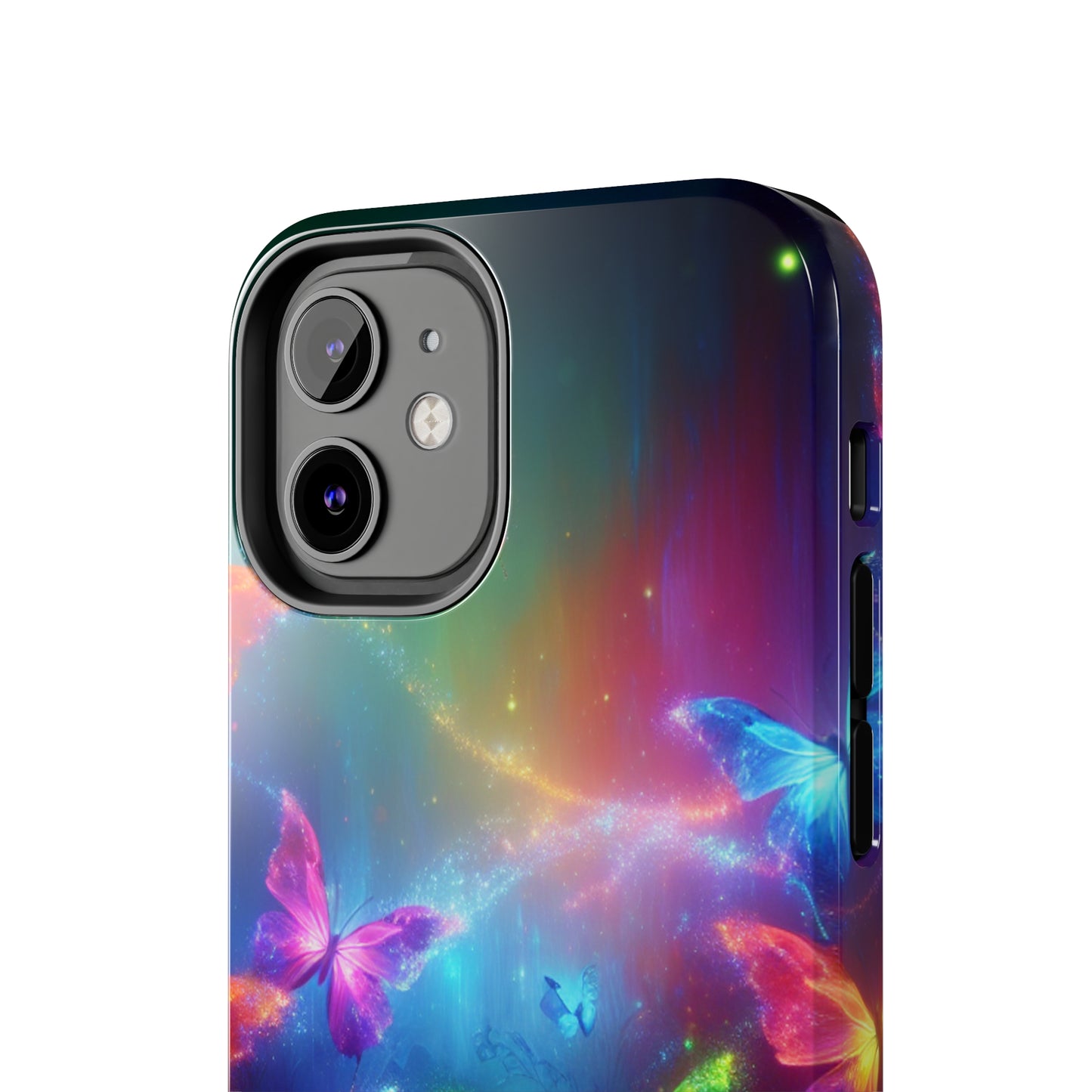 "Glow of the Luminous Butterflies" NEON Butterflies Tough Phone Case