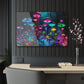 Neon Fungal Fusion. Mushrooms 1/4" Glossy Acrylic Art