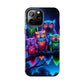 'Neon Rainbow Owls' NEON Owls Tough Phone Case