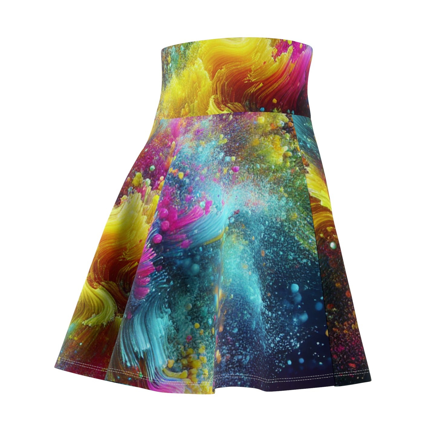 Hans van Hauen - Trippy Infity Patterns Woman's Skater Skirt