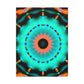 Cosmic Chroma Maze. Trippy Infinity Patterns Art Canvas