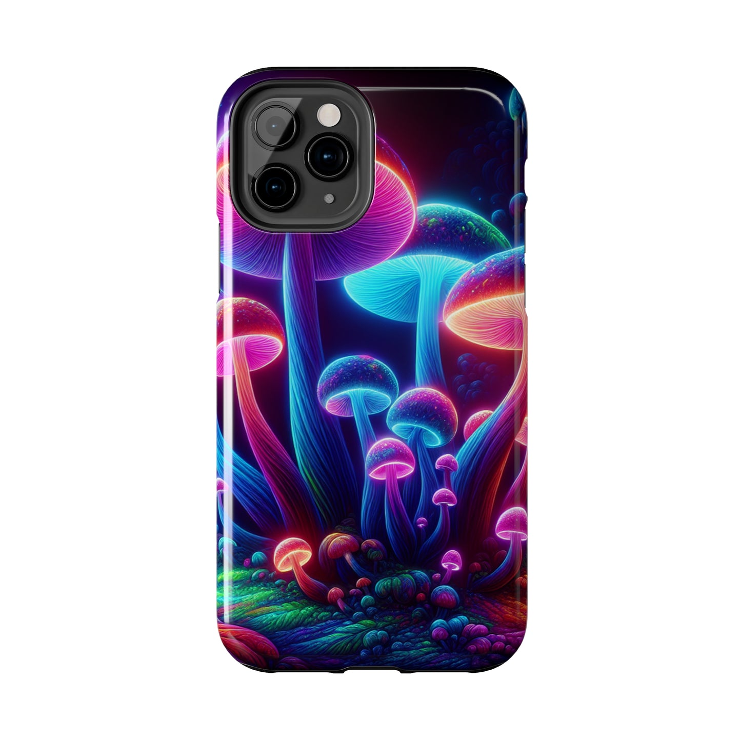 Neon Psychedelic Pupal Art NEON Unicorns Tough Phone Case Iphone 7 8 9 10 11 12 13 14 Pro Max Mini Plus XR XS SE