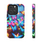 "Neon Butterflies Awakening" NEON Butterflies Tough Phone Case