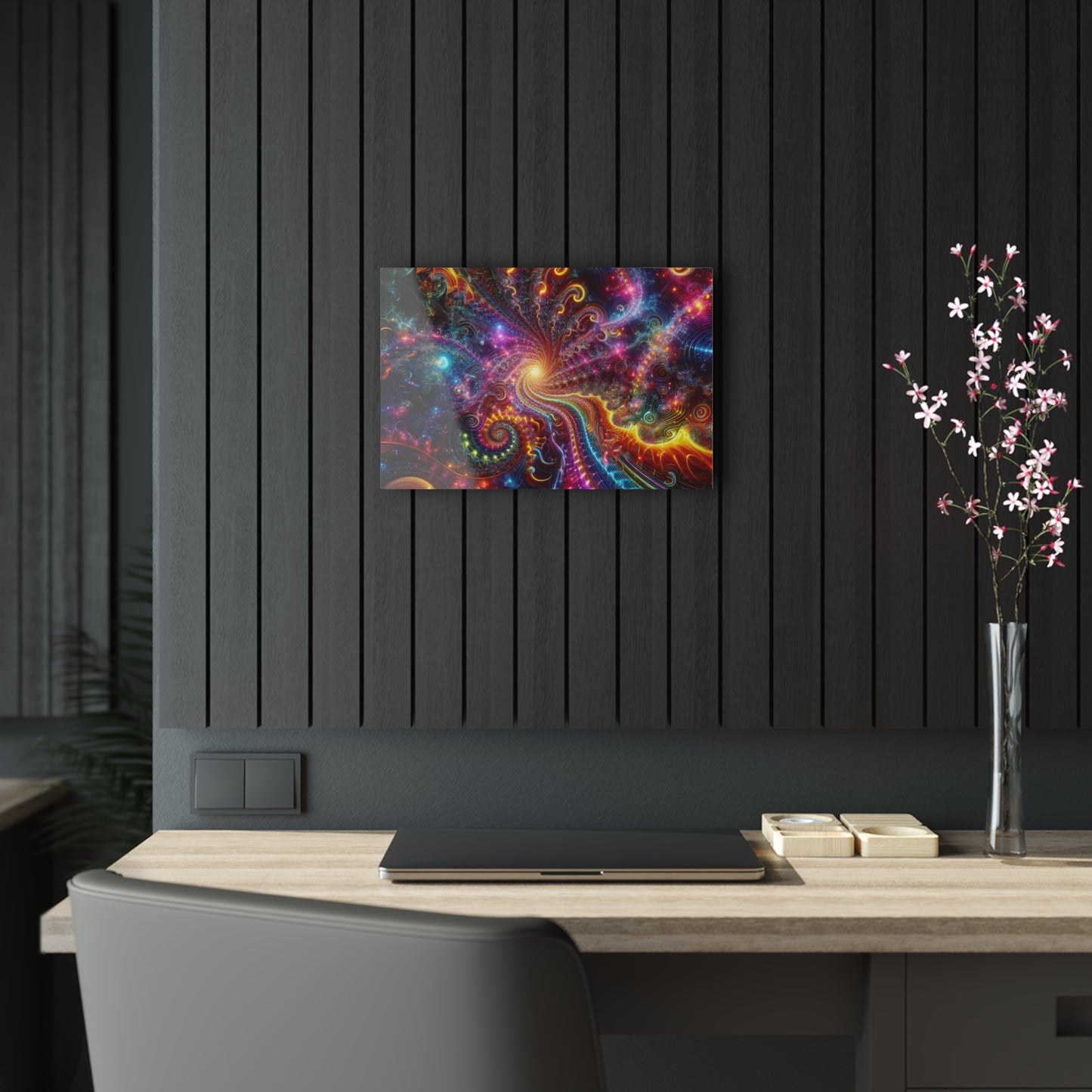 Interstellar Illuminexion Trippy infinity Pattern 1/4" Glossy Acrylic Art