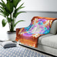 Giovanni da Arte - Trippy Infinity Patterns Sherpa Blanket