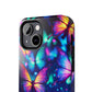 Neon Flutterings. NEON Butterflies Tough Phone Case Iphone 6 7 8 9 10 11 12 13 14 SE X XR XS Pro Max Mini Plus
