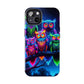 'Neon Rainbow Owls' NEON Owls Tough Phone Case