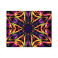 Neon Ascension. Trippy Infinity Patterns Acrylic Art Panel