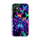 "Vibrance in Flight" NEON Butterflies Tough Phone Case