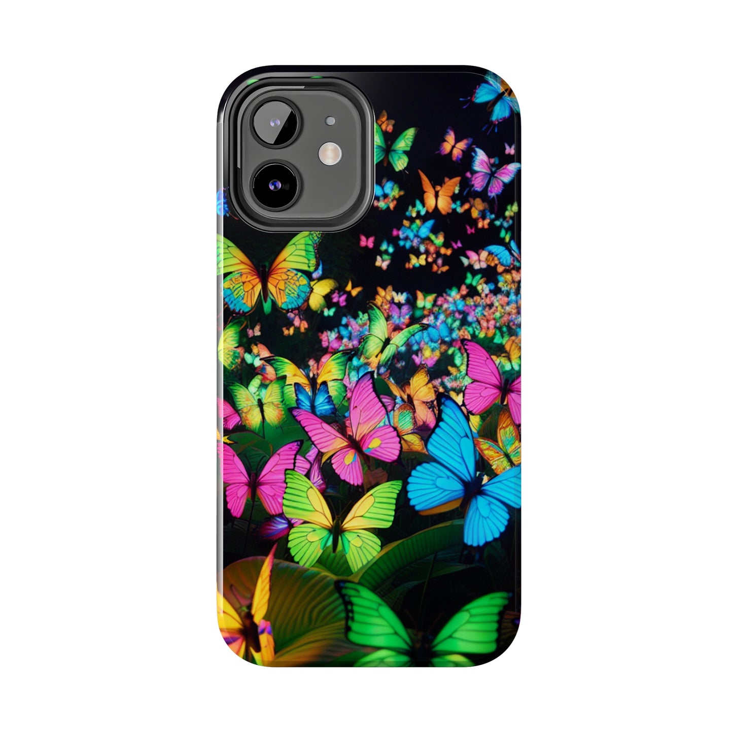 Neon Butterfly Congregation. NEON Butterflies Tough Phone Case