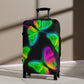 "Neon Splendor" - Neon Butterflies  Suitcase