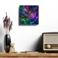Neon Infinity Vortex. Infinity Patterns Art Acrylic Clock