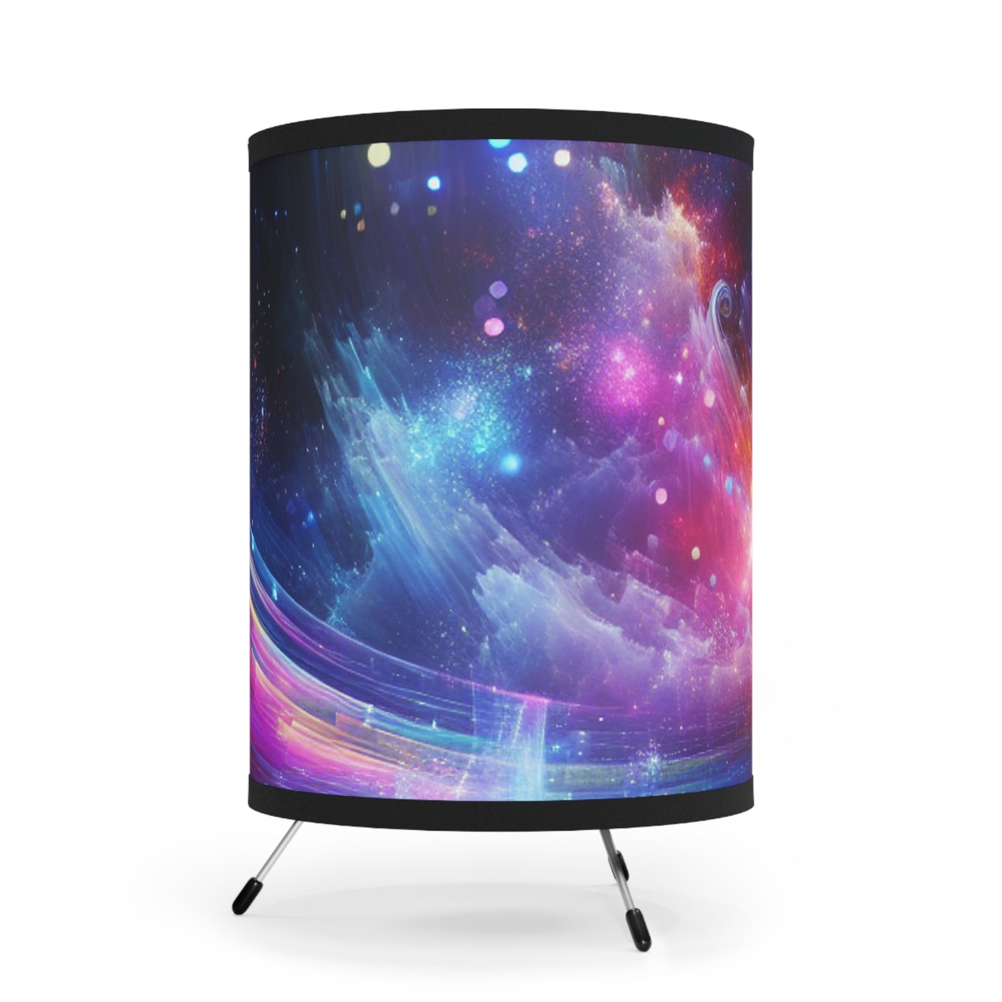Giovanni da Leonardo - Trippy Infity Patterns Art Tripod Lamp