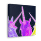 Neon Unicorn Dreamscape NEON Unicorns Art Canvas