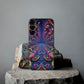 Neon Infinity Dreamscape. Infinity Patterns Art Polycarbonate Phone Case