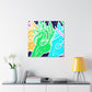 Neon Herd-scape NEON Unicorns Art Canvas