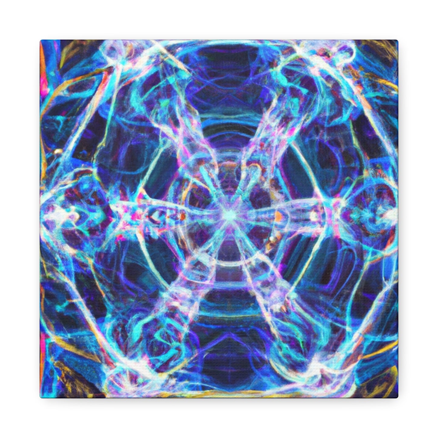 Psychedelic Infinity Visions Trippy Infinity Patterns Art Canvas
