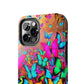"Neonardie's Dreamscape" NEON Butterflies Tough Phone Case