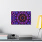Cosmic Psychedelic Universe. Trippy Infinity Patterns Art Canvas