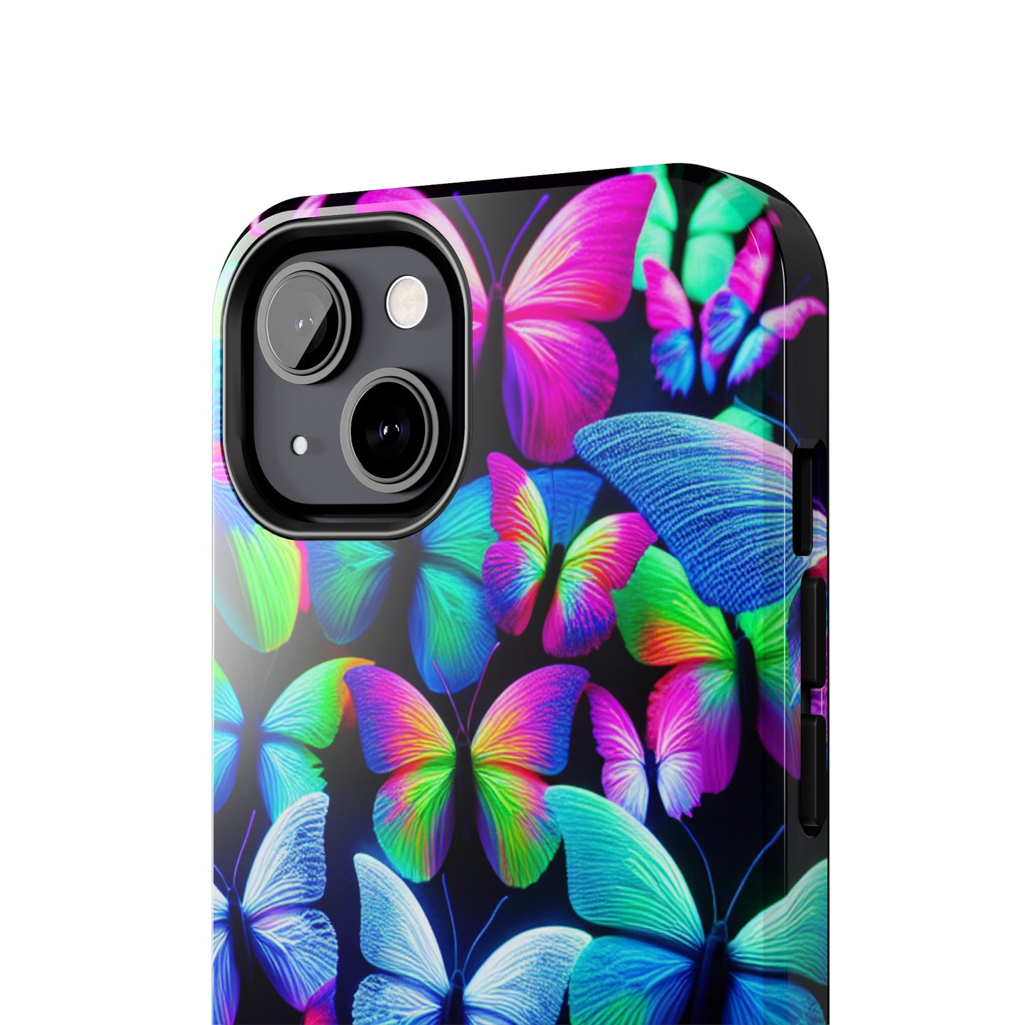 "Neon Splendor" NEON Butterflies Tough Phone Case