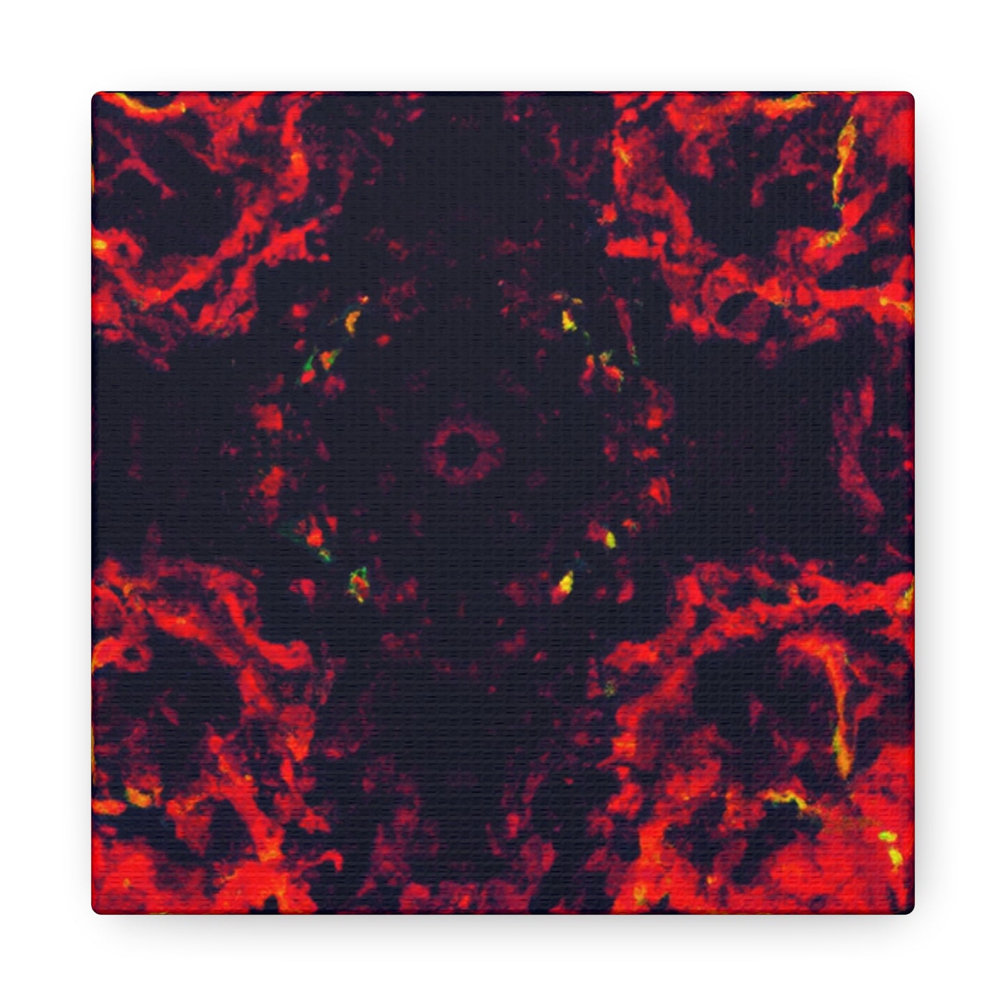 Phantasmal Neon Infinity Groove. Trippy Infinity Patterns Art Canvas