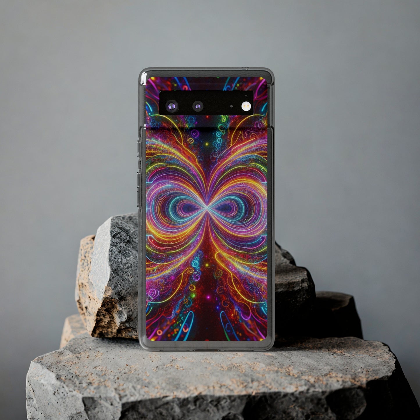 Neon Infinity Vortex Infinity Patterns Art Polycarbonate Phone Case