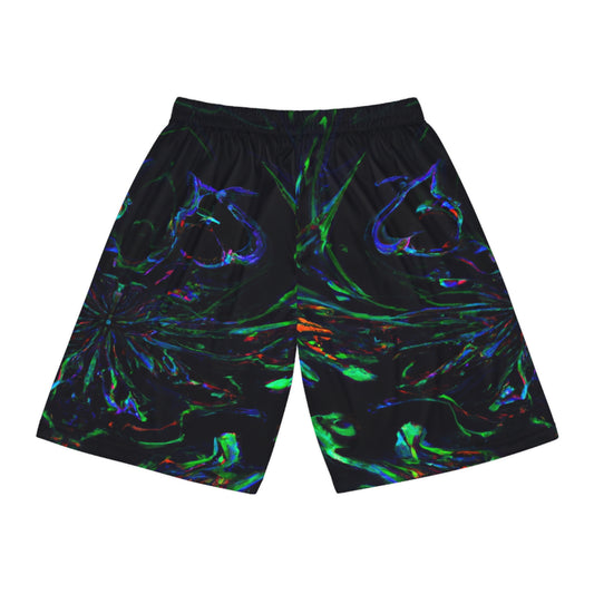 Mariana da Vinci - Trippy Infinity Patterns Rave Shorts