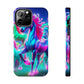 "Rainbow Dreams in Neon" NEON Unicorns Tough Phone Case