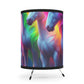 "Unicorns Illuminated" - NEON Unicorns Art Tripod Lamp