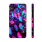 Neon Moth Flutter. NEON Butterflies Tough Phone Case