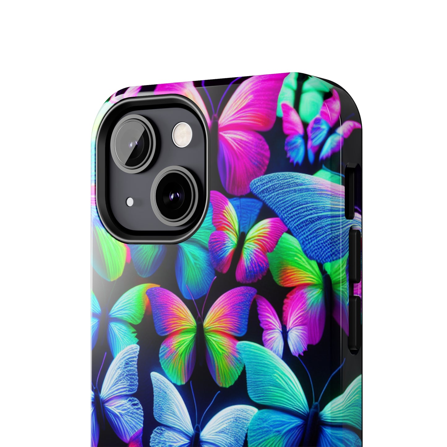 "Neon Splendor" NEON Butterflies Tough Phone Case
