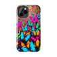 "Neonardie's Dreamscape" NEON Butterflies Tough Phone Case