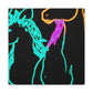 "Neon Splendour of Unicorns" NEON Unicorns Art Canvas