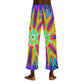 TDB Vibrant Neon Infinity Spirals. Trippy Infinity Patterns Mens Pajama Pants