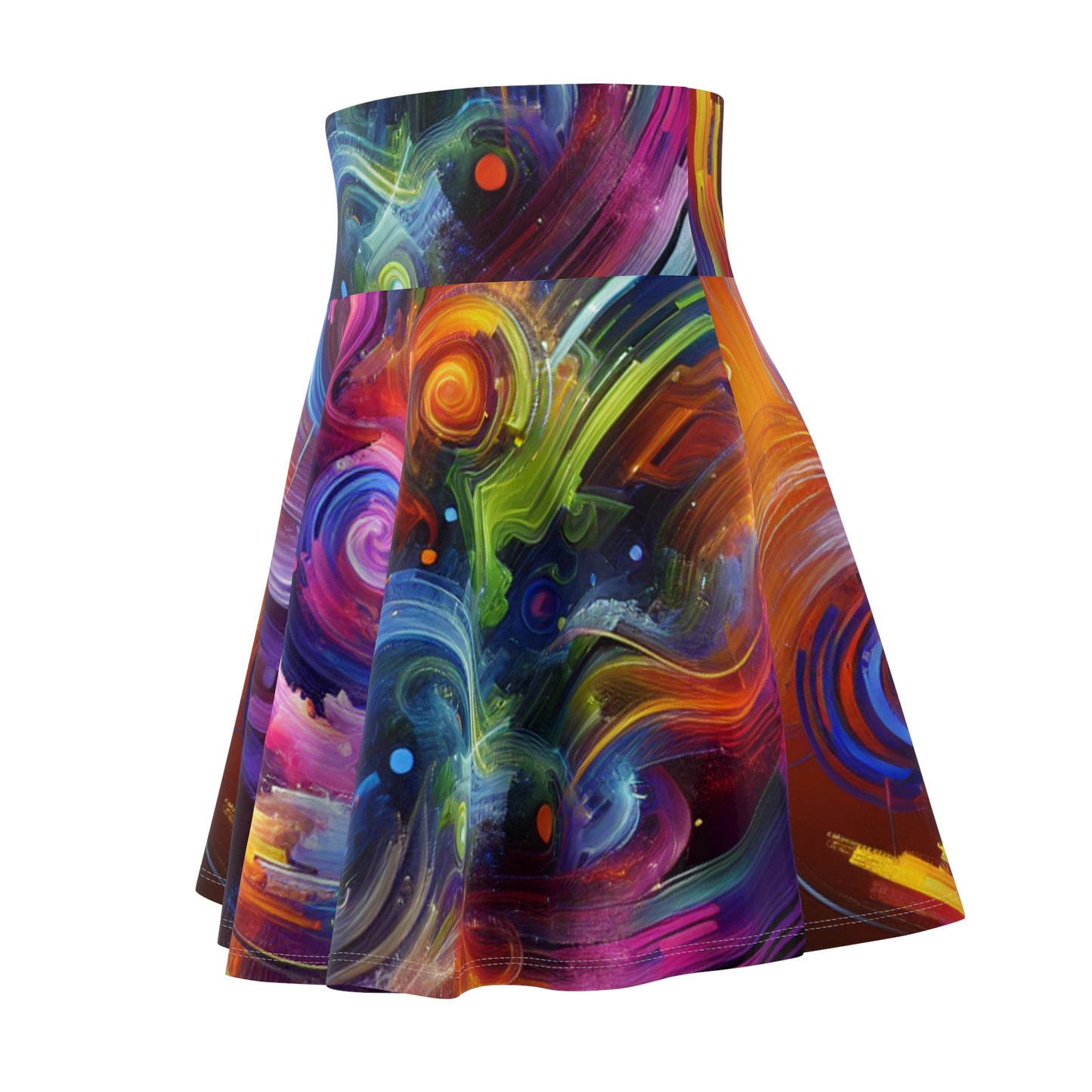 Giovanni Musintini - Trippy Infity Patterns Woman's Skater Skirt