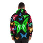 Neon Symphony - Butterflies AOP Hoodie