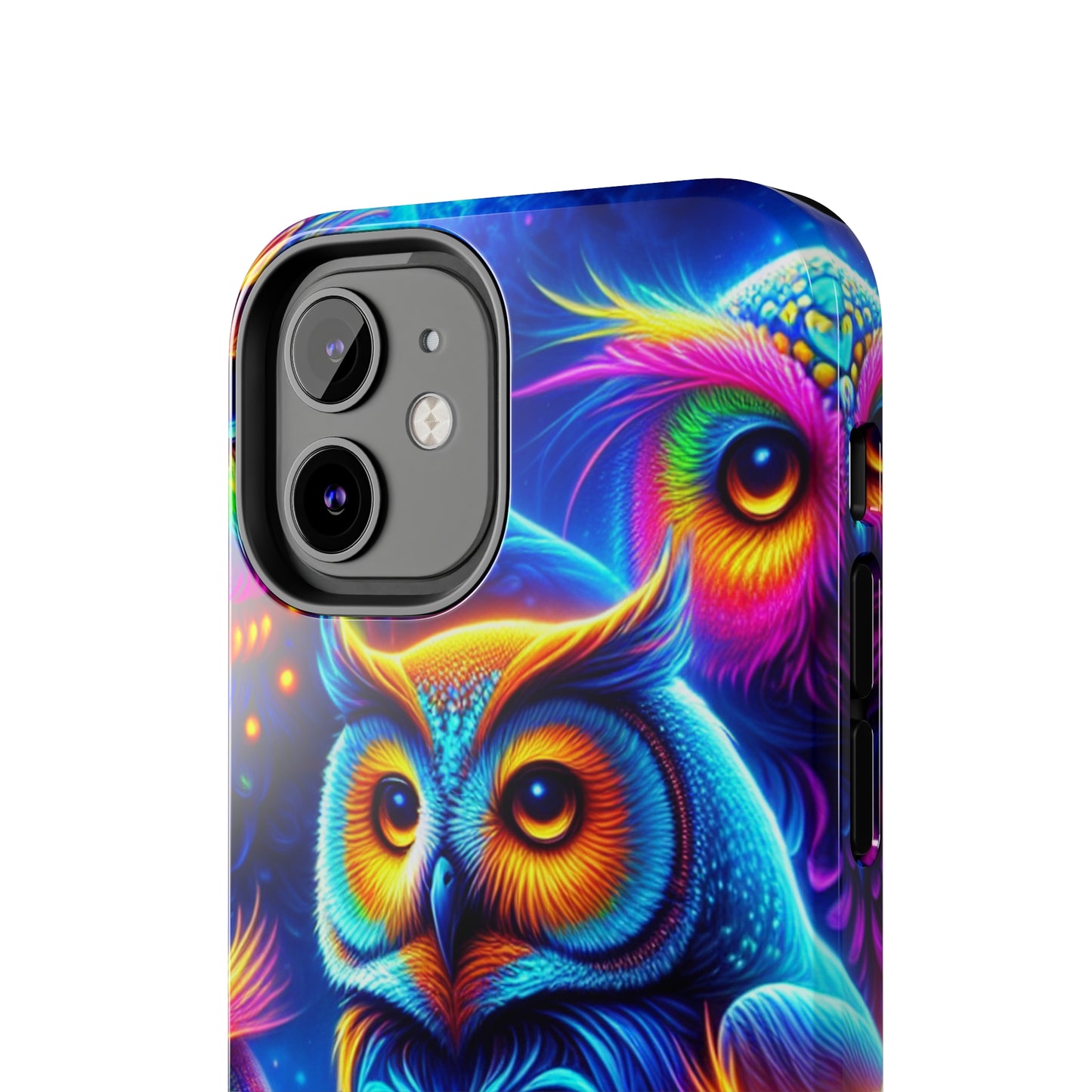 Neon Night Owls. NEON Owls Tough Phone Case