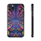 Neon Infinity Dreamscape. Infinity Patterns Art Polycarbonate Phone Case