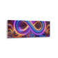 Cosmic Vibrancy. Trippy infity Pattern 1/4" Glossy Acrylic Art