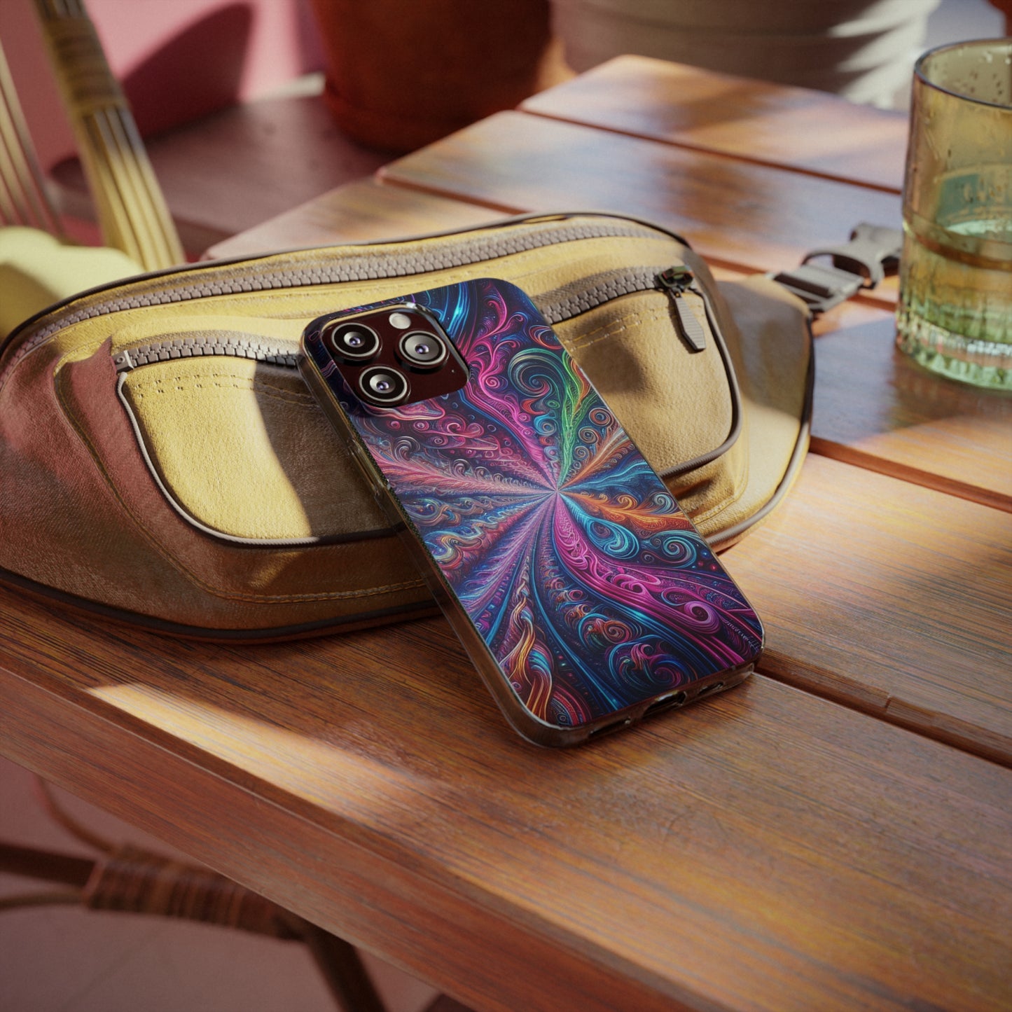 "Infinite Electrify" Infinity Patterns Art Polycarbonate Phone Case