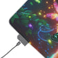 Luminous Neon Haze NEON Butterflies and Mushrooms LED Mousepad