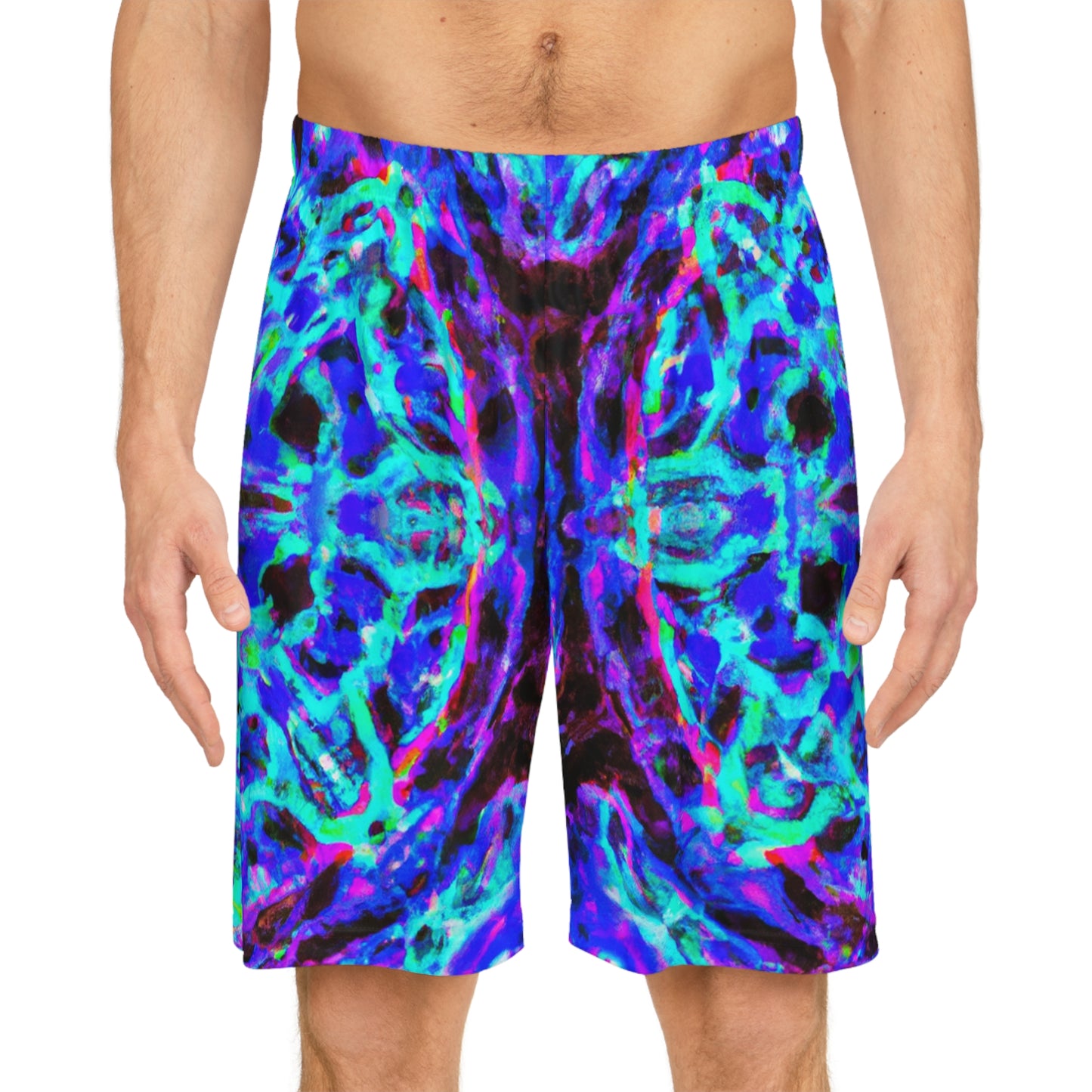 Giovanni Romanelli - Trippy Infinity Patterns Rave Shorts