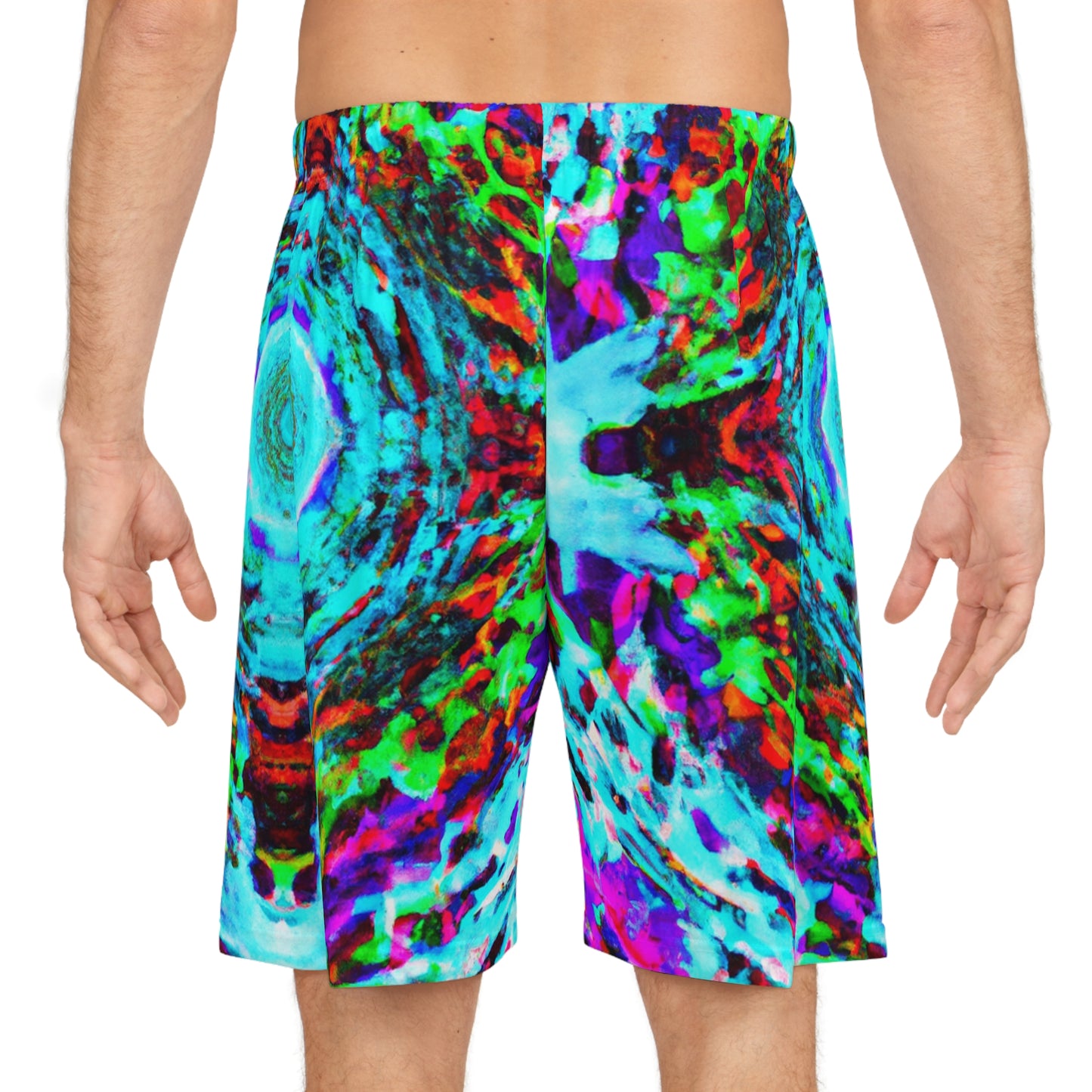 Claudius DeBuglio - Trippy Infinity Patterns Rave Shorts