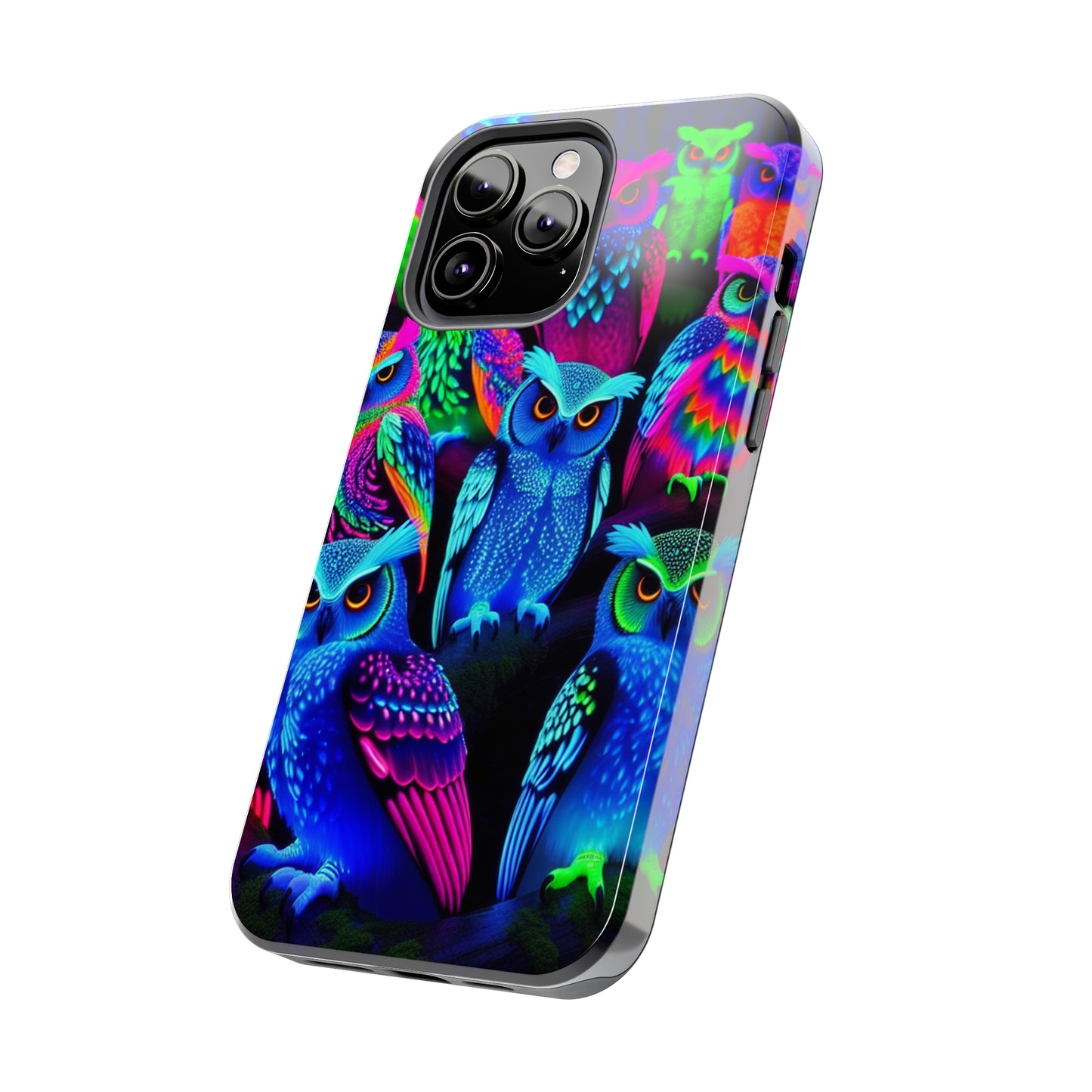 Neon Luminance Owls NEON Owls Tough Phone Case