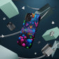Neon Fruition Neon Butterflies and Mushrooms Premium Art Magsafe Magnet Tough IPhone 13 14 15 Pro Plus Max and Mini in Matte and Glossy Phone cases