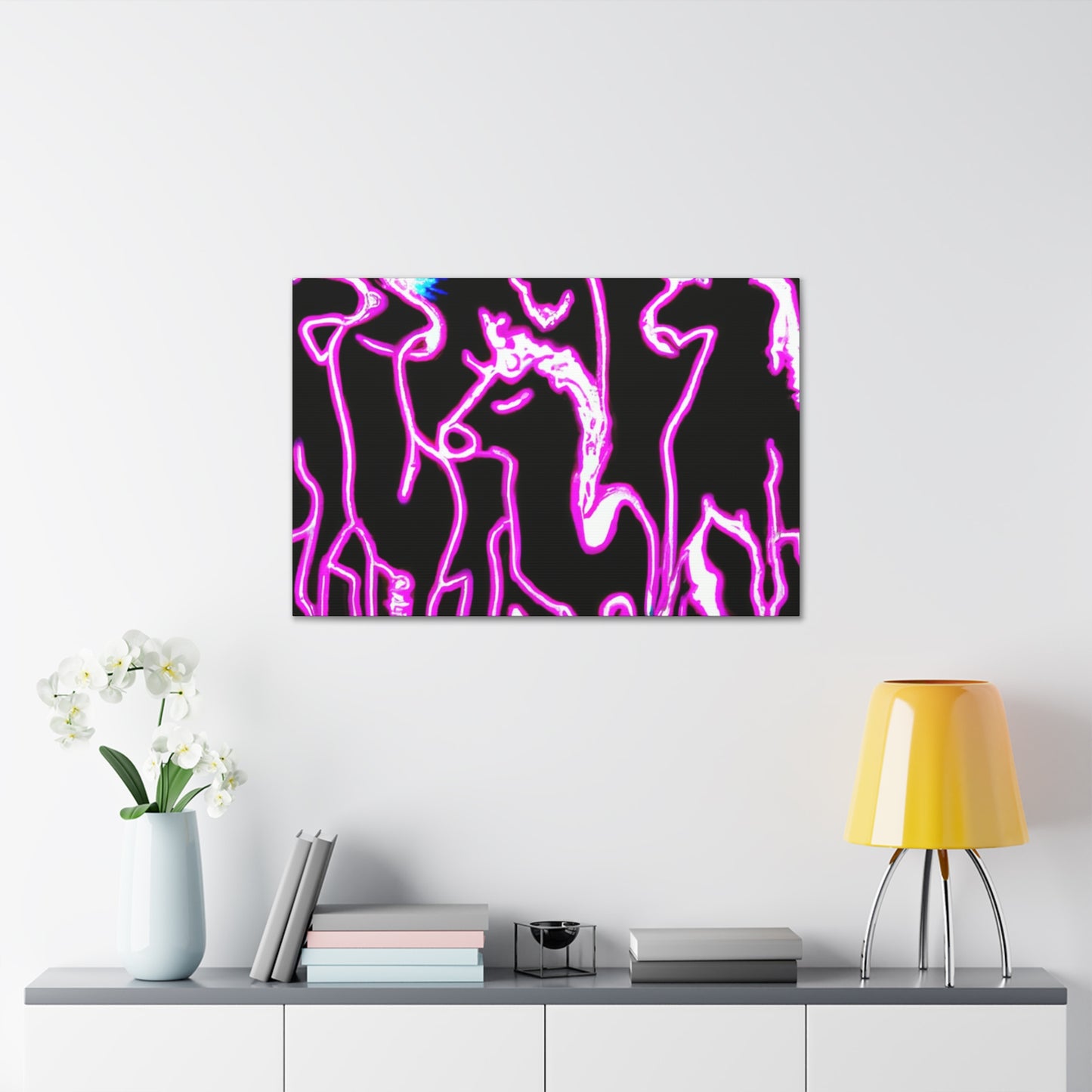 NeoNirvana. NEON Unicorns Art Canvas