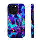 'Neon Dreamscape of Uni-Colors' Neon Unicorns Premium Art Magsafe Magnet Tough IPhone 13 14 15 Pro Plus Max and Mini in Matte and Glossy Phone cases