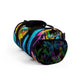 Neon Splendor. - Neon Butterflies Duffle Bag