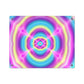 Vivid Vortex of Neon Mysticism. Trippy Infinity Patterns Acrylic Art Panel