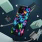 "Neon Butterfly Luridrainbow". Neon Butterflies Premium Art Magsafe Magnet Tough IPhone 13 14 15 Pro Plus Max and Mini in Matte and Glossy Phone cases